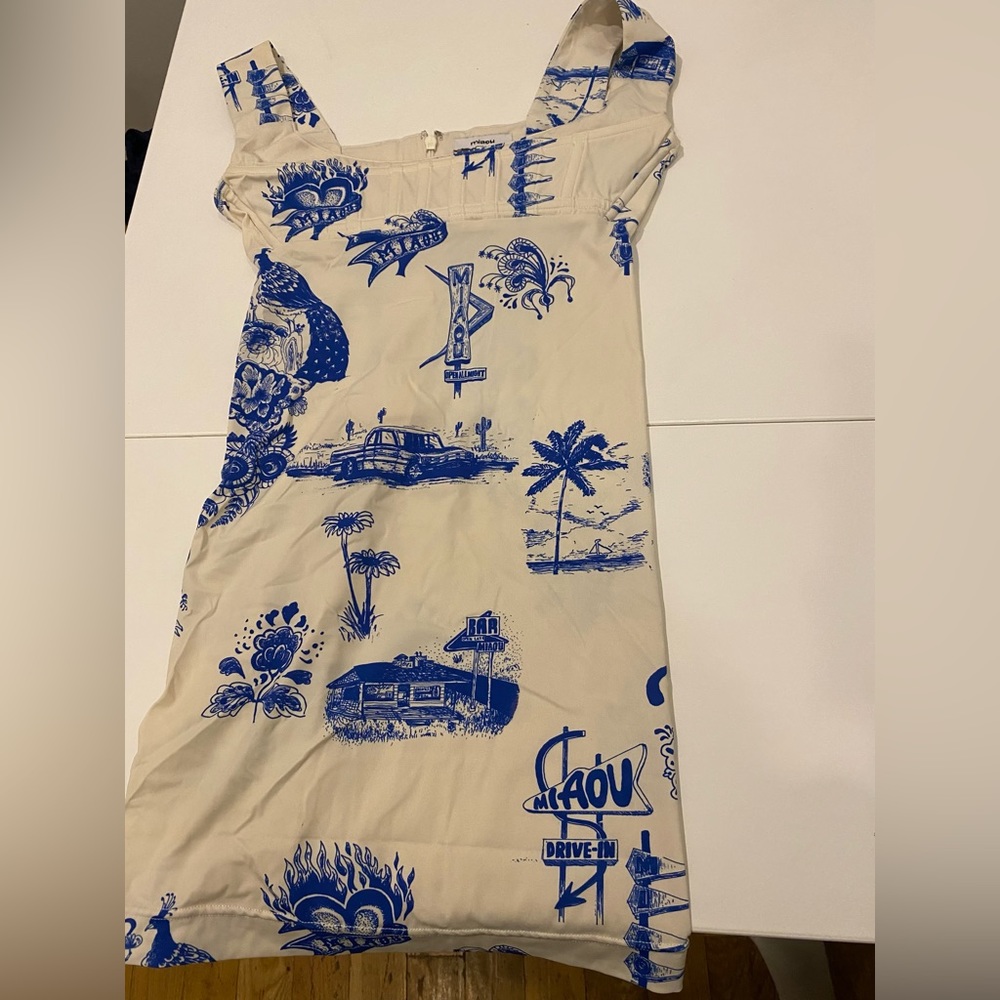 Miaou printed mini dress XS - worn once